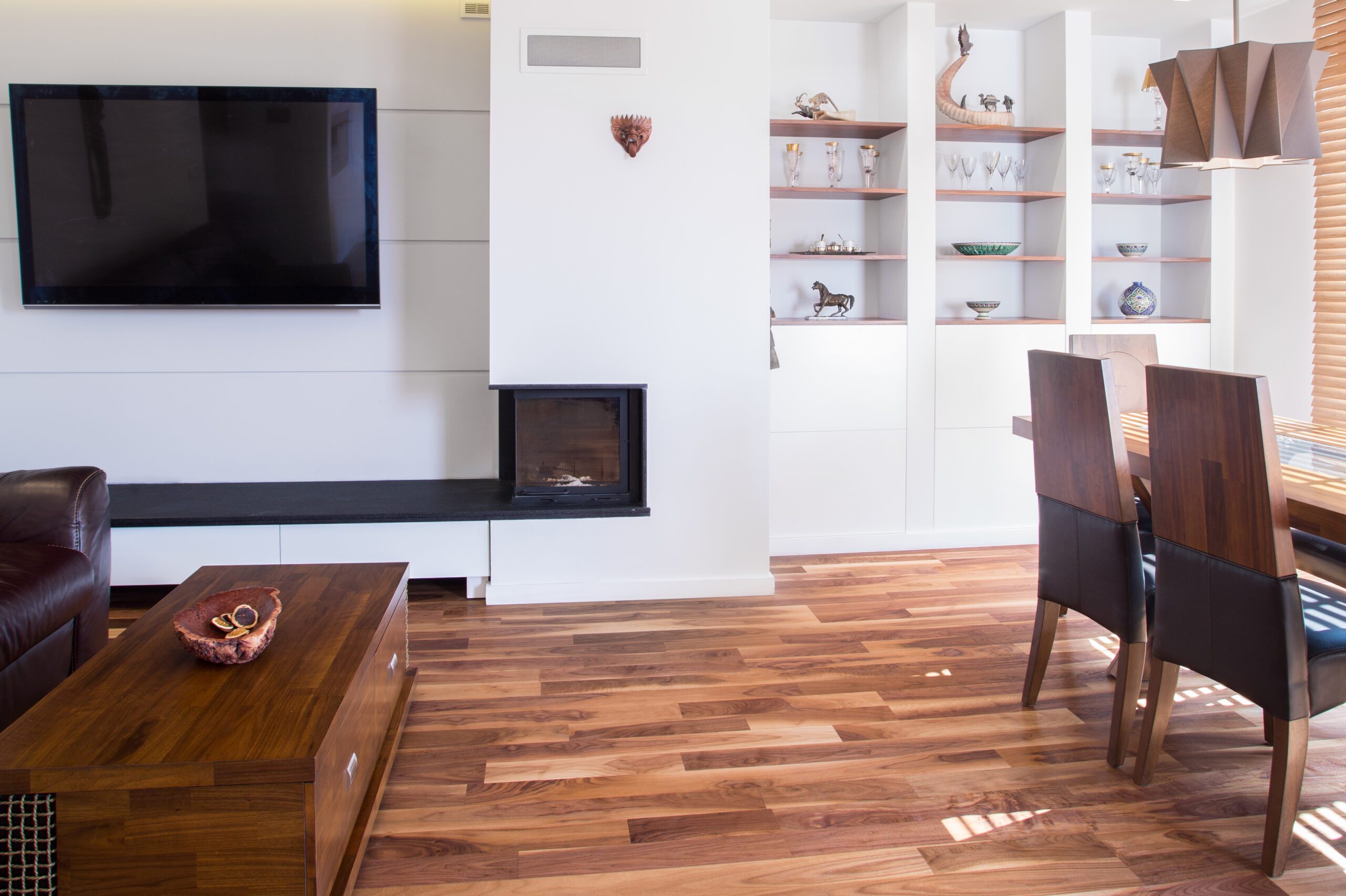 Living room with table